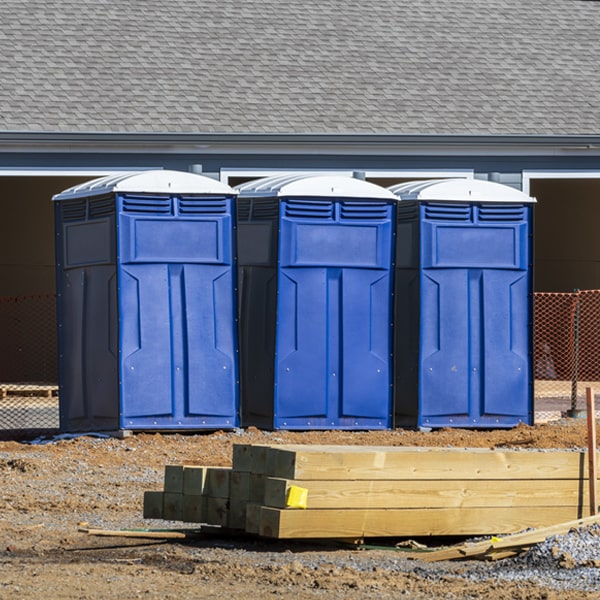 are there any restrictions on where i can place the portable toilets during my rental period in Gildford MT